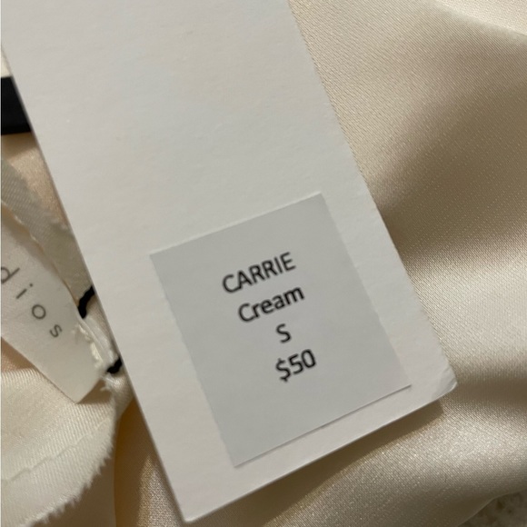 ÉTOPHE STUDIOS cream slip dress - Picture 5 of 6